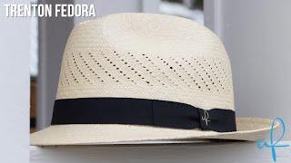 Ultrafino Trenton Vented Straw Panama Hat