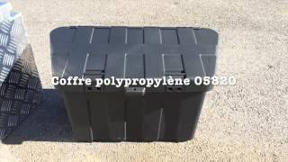 BIGFIC - Coffre trapèze polypropylène réf.05820 pour remorque