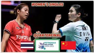 Pornpicha Choeikeewong vs Han Yue | Malaysia Open 2025 Badminton