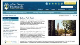 Close Up on San Diego Business Features The San Diego Foundation