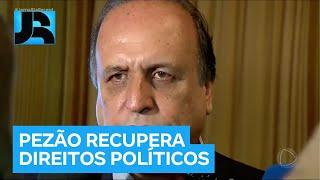 Luiz Fernando Pezão, ex-governador do Rio, recupera os direitos políticos