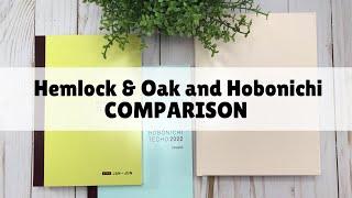 COMPARISON // Hobonichi Cousin to Hemlock & Oak // KarynaLovesToPlan