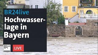 Hochwasserlage bleibt angespannt – neuer Dauerregen droht | BR24live