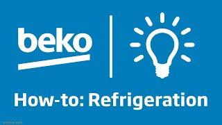 How to adjust the temperature of your Beko Refrigerator