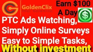 Earn Money by watching Ads and completing simple tasks//Earn $100 USD A Day//Work from home 