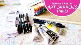 Art Supplies Haul- Watercolors, Brush Pens & More!