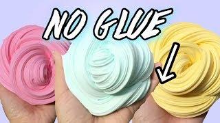 NO GLUE FLUFFY SLIME! How to make the BEST slime WITHOUT GLUE!