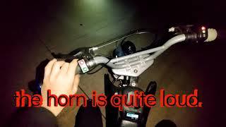 I bought a 15$ AMAZON ebike light/horn ... and it was WAY BETTER than expected