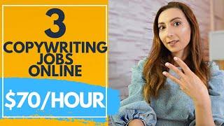 3 Freelance copywriting jobs - Get paid to write with these real jobs from home