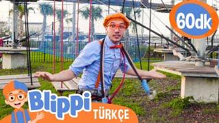 Blippi Eğlence Parkını Ziyaret Ediyor - Süper Hızlı Yarış | Blippi - Çocuklar için Eğitici Videolar