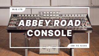 We Recorded on the Restored Beatles' Abbey Road EMI Console