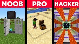 Minecraft NOOB vs PRO vs HACKER: Traps! 