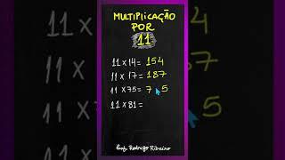 Multiplicação por 11 | Cálculo mental
