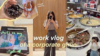 vlog | what’s on my iPad Air 5 + 9-5 office life of a corporate girlie weyatoons ft. Moft cases