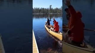 Meet our homemade canoe! We'll use this to paddle the entire Columbia River.