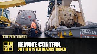 Remote controlled 2nd rail handling at HUPAC - Hyster® Special Truck Engineering