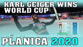 Unglaublich!! Karl Geiger gewinnt die Skiflug WM in Planica [alle 4 Sprünge]