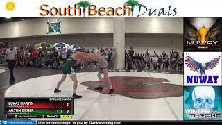 141lbs Austin Eicher (Michigan State) vs Lukas Martin (West Virginia)