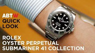 Quick Look: Rolex Oyster Perpetual Submariner 41 Collection | aBlogtoWatch