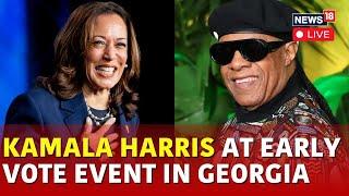 LIVE: Stevie Wonder Sings Happy Birthday To Vice President Kamala Harris In Georgia | N18G