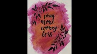 Easy Calligraphy for beginners | step-by-step | Arts n Lines art#30