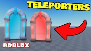 How to make TELEPORTERS in ROBLOX STUDIO!