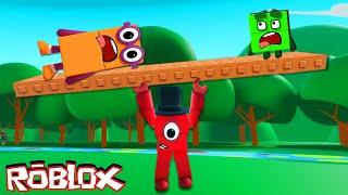 Numberblocks Play Plank Pals in Roblox