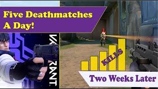 Five Deathmatches a Day for 2 Weeks: Did it actually work in Valorant?
