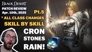  BDO | Thousands of Cron Stones Rain! | Class Balance Patch Week 5 - Skill By Skill Analysis