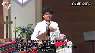 Romans 12 (KJV) | Recital | Noel | Heavenly Grace Indian Church |