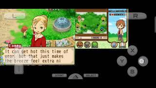 Harvest Moon Tale of Two Towns Laney Blue Flower Event