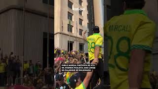 PABLO MARÇAL PARTICIPA DE ATO NA AVENIDA PAULISTA, MAS LONGE DO PALANQUE DE BOLSONARO