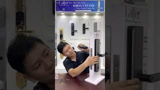 Hướng dẫn lắp khoá vân tay cửa gỗ mẫu Laffer LC08