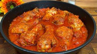 Nunca he comido nada mejor! Las recetas de muslos de pollo más deliciosas y rápidas! Receta de cena!