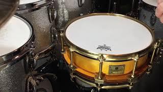 Le Soprano Prima Olive Burl Limited Edition Snare  - 1 of 15. 