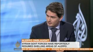 Dr Andreas Krieg on Al Jazeera Newshour discussing the Fall of Aleppo #2