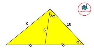 Triangle Problem Solved : Finding X with Two Approaces