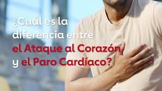 Las diferencias entre infarto y paro cardíaco