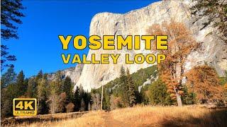 Yosemite Valley Loop Trail Hike | Yosemite National Park - California USA [4K UHD 60] ASMR WALK