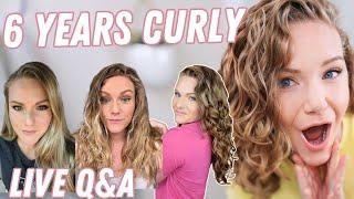 Friday Night Live | 6 Year Curly Hair Journey Update + Q&A