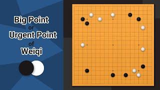 Urgent Points vs Big Points in Weiqi