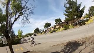 E-bike Emergency Braking Maneuver in Santa Rosa