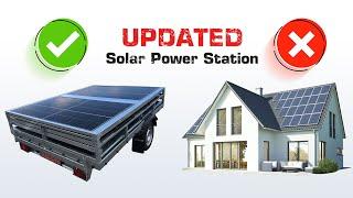 Solar station ON THE ROAD