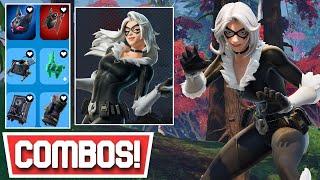 *NEW* BEST BLACK CAT SKIN COMBOS! | Fortnite