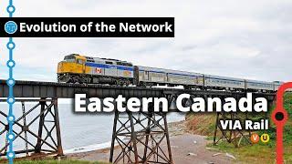 Eastern Canada's VIA Rail Network Evolution