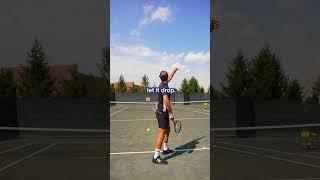 Kick serve in 5 steps ️ #tennis #sports #serve #tennistip #newyork #usa