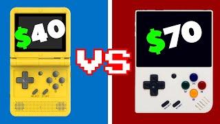 Miyoo Mini Plus vs. Powkiddy V90