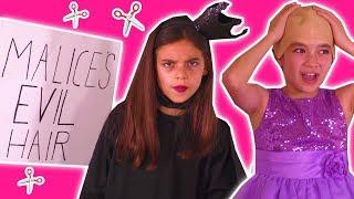 PRINCESS HAIRDRESSER DISASTER - Malice's Hair Salon - Shampoo Pranks - Princesses In Real Life