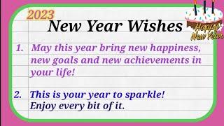 New Year Wishes Messages and Quotes || Happy New Year wishes 2023 || Best New Year Quotes