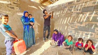 Nomadic Life: A Small Family’s Journey to Thrive in a Hut with Malik and Munir’s Help ️️